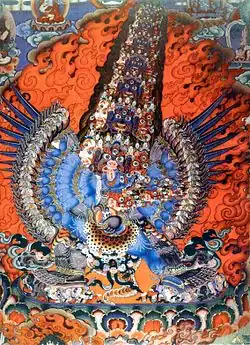 Tibetan thangka of the Chemchok Heruka