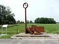 Time traveller statue