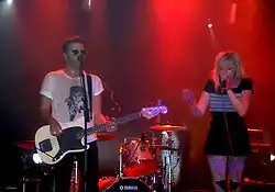 The Ting Tings performing in 2009