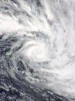 True-colour satellite image of Tino