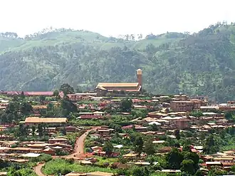 Panorama of the Town of Kumbo, taken from Tobin