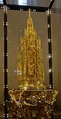Monstrance of silver-gilt Ca. 1517 Cathedral of Toledo. Spain.
