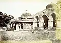 Tomb of Qutub-e-Alam and his sons, in 1866