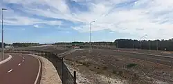 Photograph showing a roundabout interchange in Western Australia