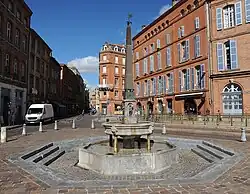 The Griffoul fountain.