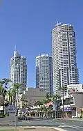 The Towers of Chevron Renaissance in the Gold Coast Highway