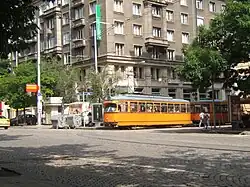 Duewag T4 - this tram type was in service between 1995 and 2017