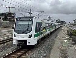 Transperth C-series train on the Mandurah line
