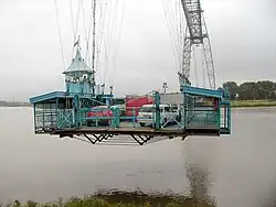 The gondola in transit