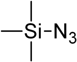 Skeletal formula of Trimethylsilyl azide