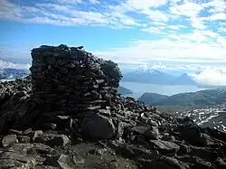 The beacon on the summit