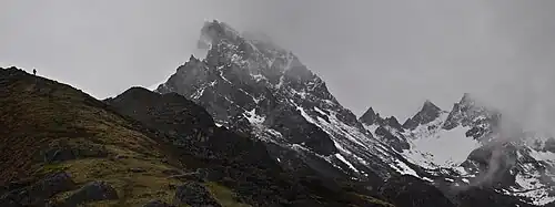 Troublemint (center) and Doublemint (right) from west-northwest