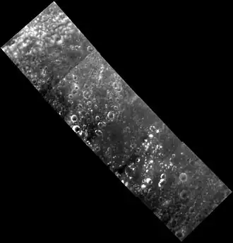 High-resolution mosaic showing bright hollows