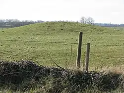 Bowl barrow 610 m northwest of Whitestown Farm