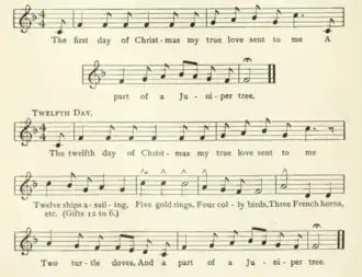 "ecorded about 1875 by a lady of Providence, RI, from the singing of an aged man."