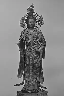 One of the 28 Sanjusangen-do temple deities, Taishakuten (帝釈天)[11]