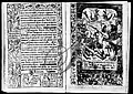 Two pages of Sarum Book of Hours, 1494 By Philippe Pigouchet