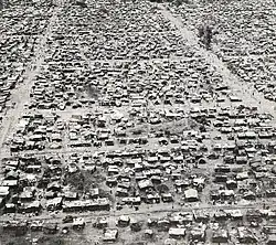 Élisabethville refugee camp for Baluba