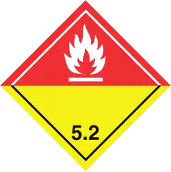 Class 5.2: Organic Peroxide Oxidizing Agent