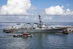 Gonzalez departs Naval Station Norfolk on 10 September 2018