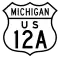 US Highway 12A marker