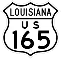 U.S. Highway 165 marker