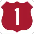 US 1 route marker