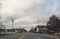Westbound US 30 (White Horse Pike) in Cologne