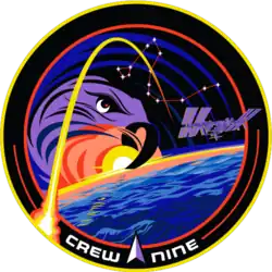 Mission insignia for SpaceX Crew-9