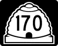 State Route 170 marker