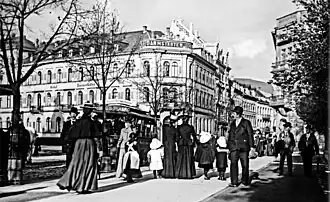 Bismarckplatz in 1895