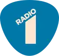 VRT Radio 1's previous logo used until February 2025.