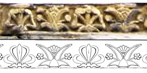 Front frieze of the Diamond throne