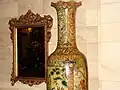 Decorative vase and mirror