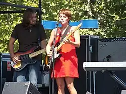 Vedera performing in 2008