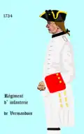 régiment de Vermandois de 1734 à 1762
