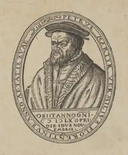 Engraving of Peter Martyr Vermigli