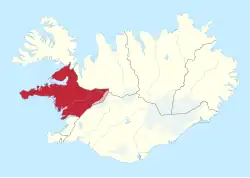 The Vesturland area