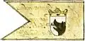 Sketch of flag of Serbia used at the coronation of Ferdinand II (1618)