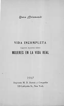 Photograph of the cover of a book.