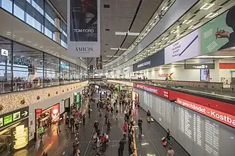 Vienna Airport serving Vienna, Austria