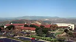 A view of the Ronald Reagan Presidential Library from the south