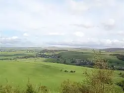 The Cliviger gorge that cuts through the Pennines into Yorkshire.