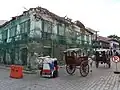 Calle Crisologo, Vigan, Ilocos Sur damaged by the earthquake