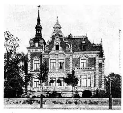 Villa Wölker, Karl Tauchnitzstrasse 15 (old 31), designed by Max Pommer (1900)