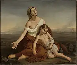 Hagar in the desert (1817), National Museum in Warsaw