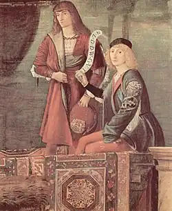 Detail of the Meeting of Ursula and the Prince.