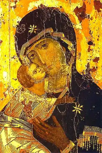 Virgin of Vladimir, a 12th-century icon