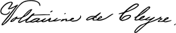 De Cleyre's signature