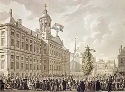 Tree of Liberty, Dam Square in Amsterdam (Jurriaan Andriessen, 1795).